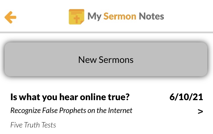 Pick a Sermon